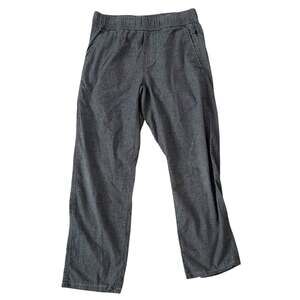 Prana Pants Sutra Hemp Blend Womens XS Gray Elastic Waist Boho Granola Earthy